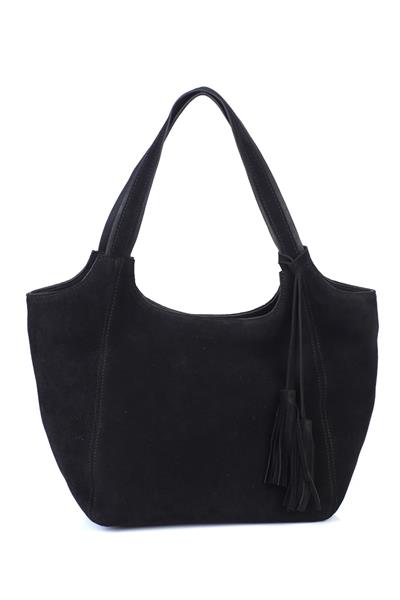 HakikiSüet Deri Kadın Omuz Çantası YC012079HSD