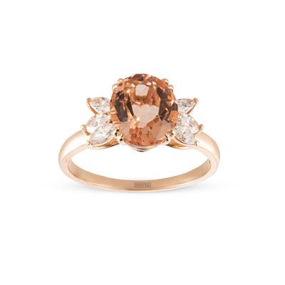 2.10 Karat Renkli Taşlı Retro Yüzük