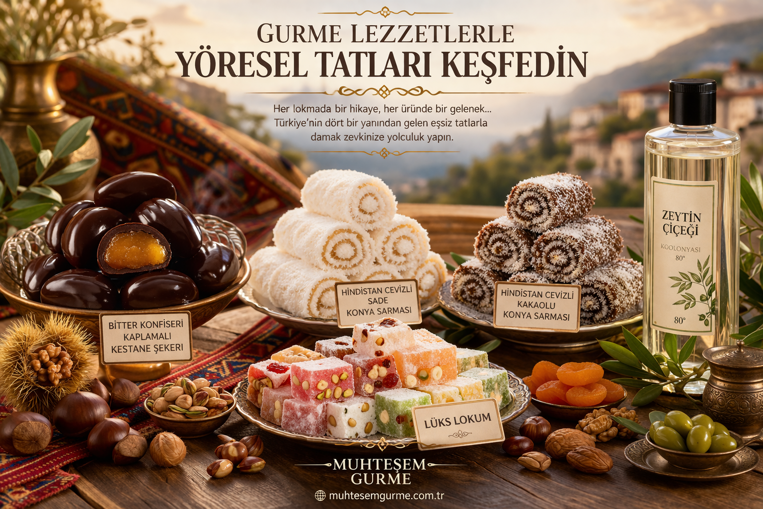Yöresel Ürünler,Gurme Tatlar,Lezzet Keşfi