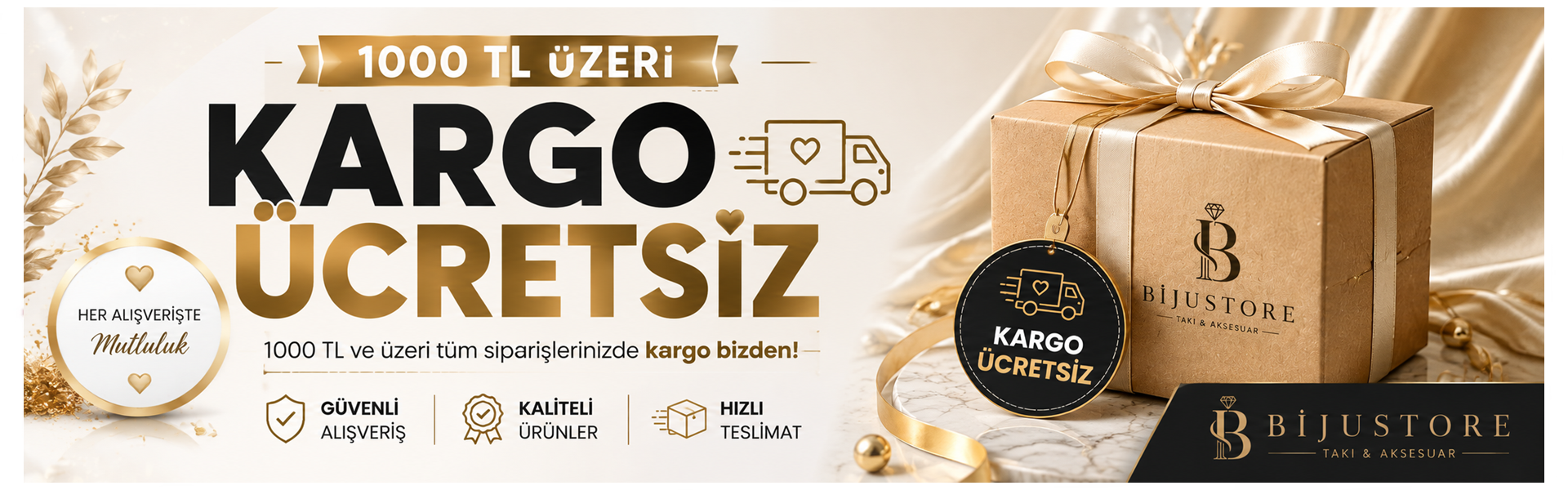 1000TL Üzeri Ücretsiz Kargo