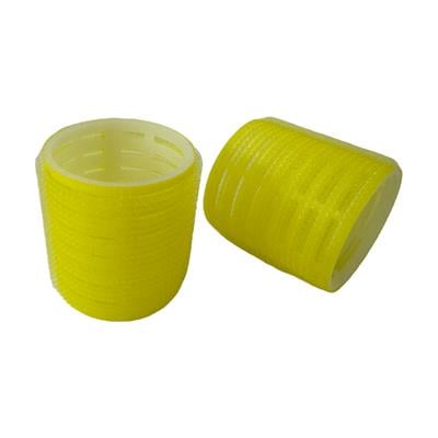 Croc 1230 Sarı Büyük Boy Bigudi 2li Cırtlı - Yapışkanlı Bigudi