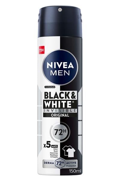 NiveaNivea Men Black White Invisible Original Erkekler İçin Deodorant 150 mlNivea Invisible For Black   White Orijinal Deodorant For Men 150 ml Fiyatı ve Özellikleri | Mutlufiyatlar