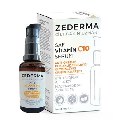 ZedermaZederma Saf Vitamin C 10 Serum 30 mlZederma Saf Vitamin C 10 Serum 30 ml Fiyatı ve Özellikleri