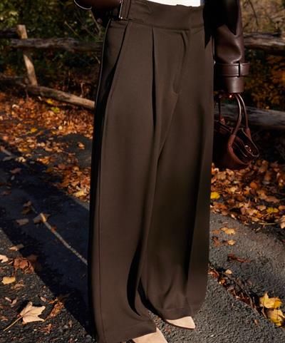 ACI KAHVE PALAZZO PANTOLON