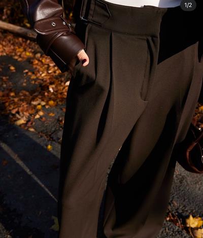 ACI KAHVE PALAZZO PANTOLON