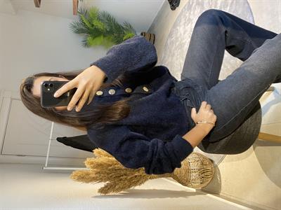 Antrasit Bol Paça Jean Pantolon