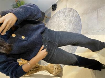 Antrasit Bol Paça Jean Pantolon