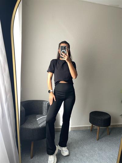 İSPANYOL PAÇA YÜKSEK BEL TAYT