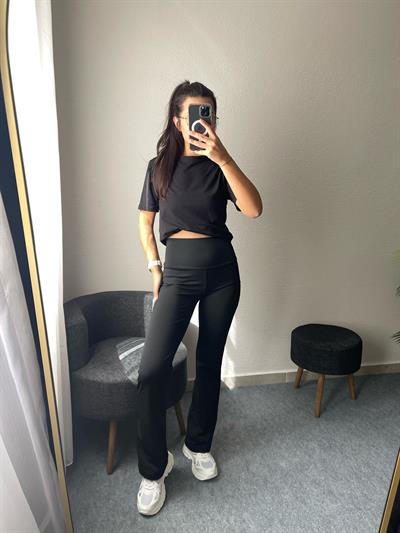 İSPANYOL PAÇA YÜKSEK BEL TAYT