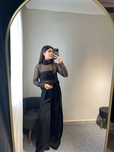 PİLELİ PALAZZO PANTOLON