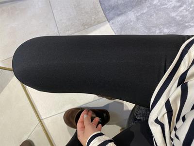 Şardonlu Siyah Tayt