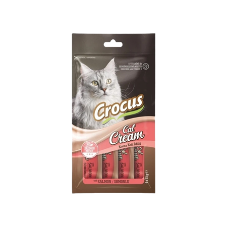 Crocus Somonlu Krema Kedi Ödülü 4x15gr