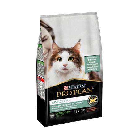 Pro Plan LiveClear Somonlu Alerjen Azaltan Kısırlaştırılmış Kedi Maması 1,4kg