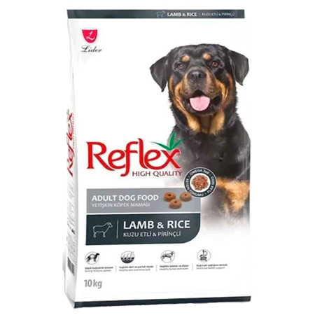 Reflex Kuzu Etli ve Pirinçli Yetişkin Köpek Maması 10kg