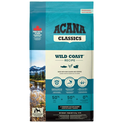 Acana Classics Wild Coast Balıklı Düşük Tahıllı Köpek Maması 14,5kg