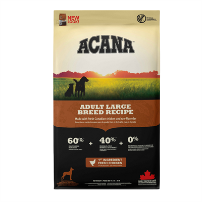 Acana Heritage Adult Large Breed Tavuklu ve Balıklı Büyük Irk Tahılsız Yetişkin Köpek Maması 11,4 kg