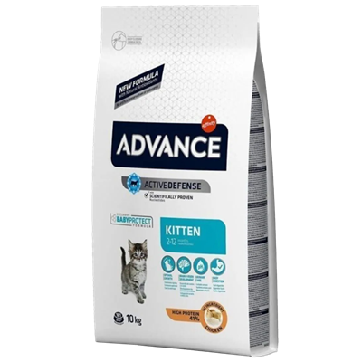 Advance Kitten Tavuklu ve Pirinçli Yavru Kedi Maması 10kg