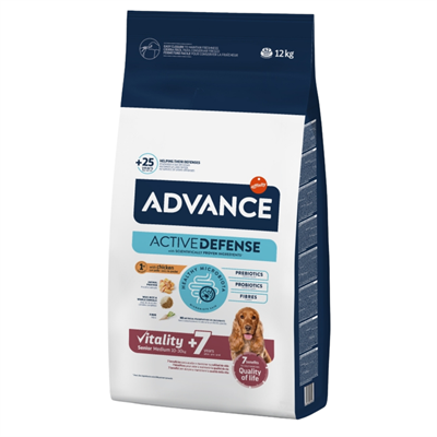 Advance Medium Senior +7 Orta Irk Yaşlı Köpek Maması 12 kg