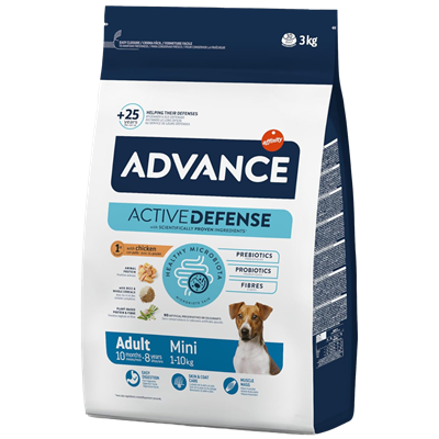 Advance Mini Adult Tavuklu ve Pirinçli Küçük Irk Yetişkin Köpek Maması 3 Kg