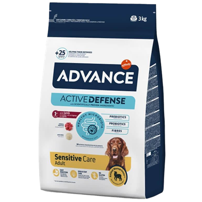Advance Sensitive Kuzu Etli ve Pirinçli Hassas Yetişkin Köpek Maması 3KG