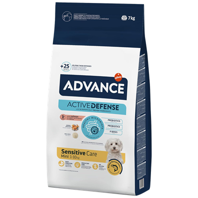 Advance Sensitive Mini Somonlu ve Pirinçli Küçük Irk Yetişkin Köpek Maması 7kg