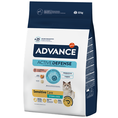 Advance Sensitive Somonlu Kısırlaştırılmış Yetişkin Kedi Maması 10kg