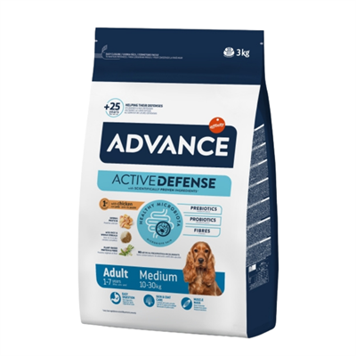 Advance Tavuklu Orta Irk Yetişkin Köpek Maması 3kg