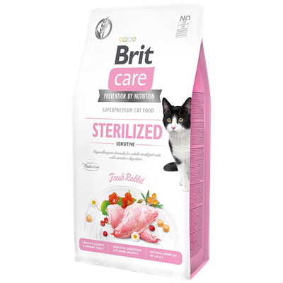 Brit Care Hipoalerjenik Sindirim Sistemi Destekleyici Tahılsız Kısırlaştırılmış Kedi Maması 7kg