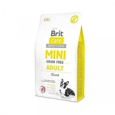 Brit Care Kuzu Etli Mini Irk Tahılsız Yetişkin Köpek Maması 7 kg
