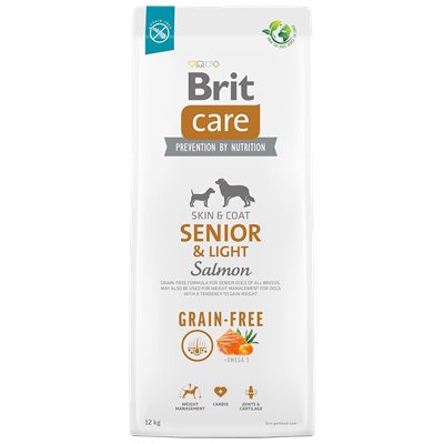 Brit Care Skin&Coat Somonlu Tahılsız Yaşlı Köpek Maması 12kg