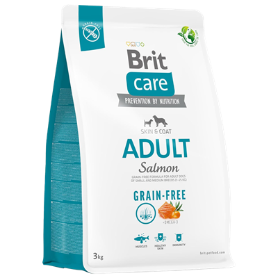 Brit Care Tüm Irklar için Somonlu Yetişkin Tahılsız Köpek Maması 3kg