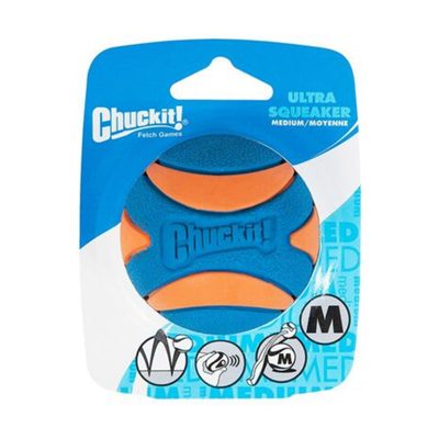 Chuckit! Ultra Squeaker Sesli Köpek Oyun Topu Orta Boy