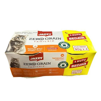 Dardanel Jazzy Tavuklu Kedi Konservesi 4x90 gr