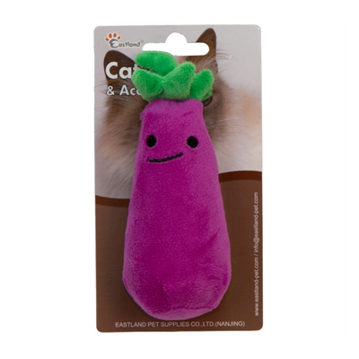 Eastland Catnipli Hışırtılı Peluş Patlıcan 13 cm