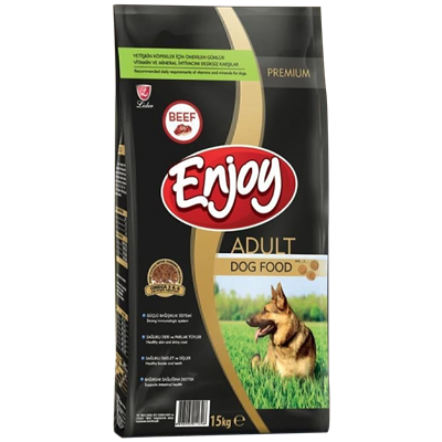 Enjoy Biftekli Yetişkin Köpek Maması 15kg