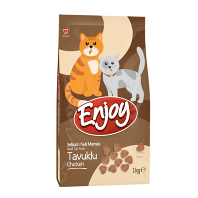 Enjoy Tavuklu Yetişkin Kedi Maması 1kg
