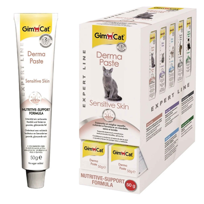GimCat Derma Sensitive Skin Tüy Sağlığı Destekleyici Kedi Macunu 50 gr