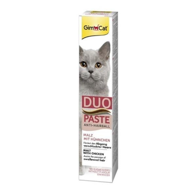 GimCat Duo Anti-Hairball Tüy Sağlığı için Tavuklu Kedi Macunu 50 gr