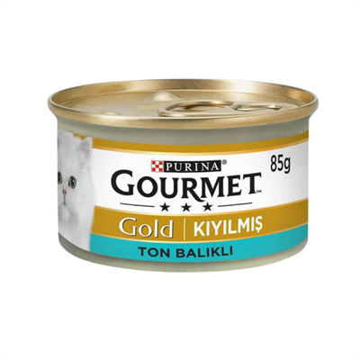 Gourmet Gold Kıyılmış Ton Balıklı Konserve Kedi Maması 85 Gr
