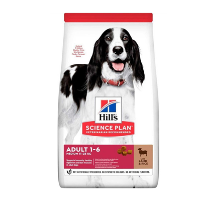 Hill's Science Plan Kuzulu Orta Irk Yetişkin Köpek Maması 12kg+2kg Hediye
