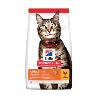 Hill's Science Plan Optimal Care Tavuklu Yetişkin Kedi Maması 8kg+2kg HEDİYE!