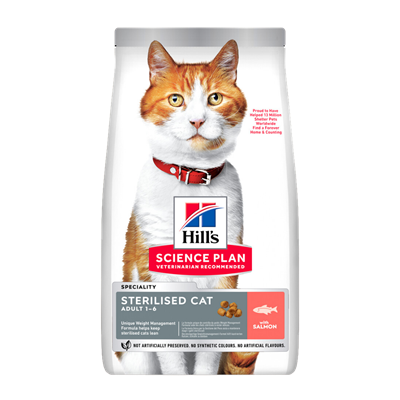 Hill's Science Plan Somonlu Kısırlaştırılmış Yetişkin Kedi Maması 8kg+2kg Hediye