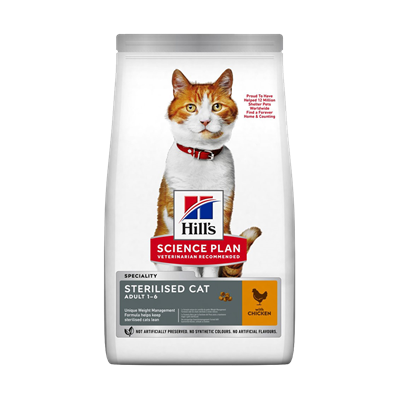 Hill's Science Plan Tavuklu Kısırlaştırılmış Kedi Maması 8kg+2kg HEDİYE!