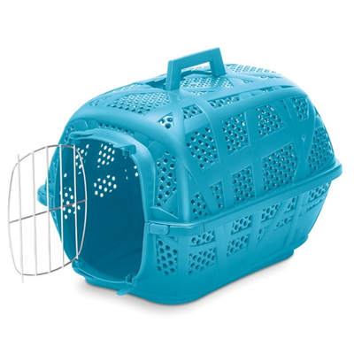 Imac Carry Sport Metal Kapılı Evcil Hayvan Taşıma Çantası Mavi 48,5x34x32cm