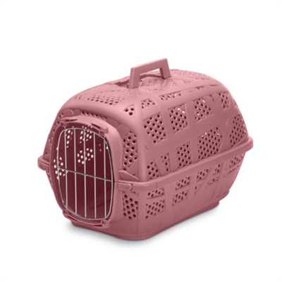 Imac Carry Sport Metal Kapılı Evcil Hayvan Taşıma Çantası Pembe 48,5x34x32cm
