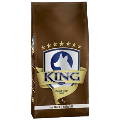 King Biftekli Yetişkin Köpek Maması 15kg