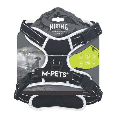 M-Pets Hiking Reflektörlü Köpek Göğüs Tasması 45–95 cm Siyah L