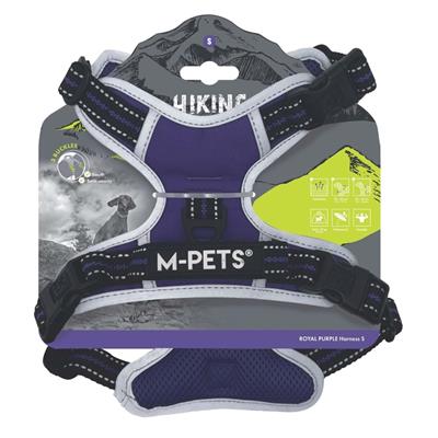 M-Pets Hiking Reflektörlü Köpek Göğüs Tasması 35–60 cm Mor S