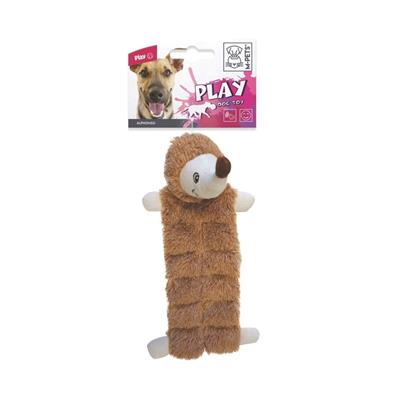 M-Pets Peluş Kirpi Köpek Oyuncağı 43x20x15 cm Kahverengi