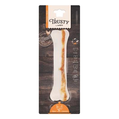 M-Pets Trusty Chicken Press Kemik Köpek Ödülü 22.2 cm